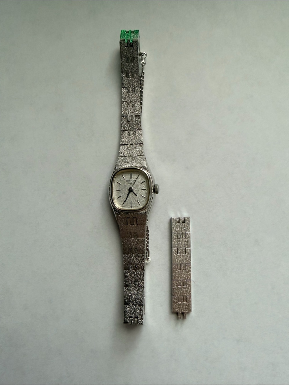 Vintage Seiko Quartz 7321 - 5399 Silver Watch
